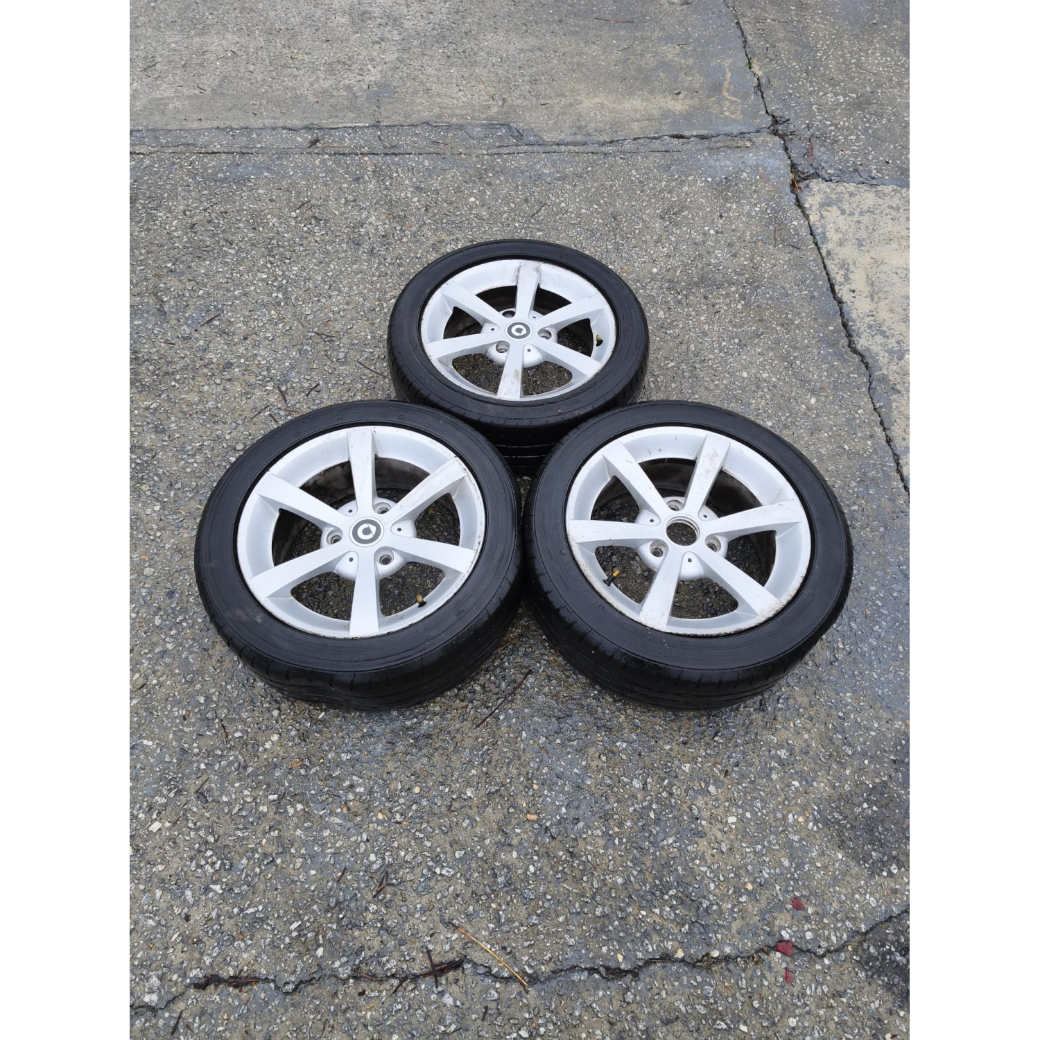 Jante alu  pour SMART Fortwo MKII Coupé 0.8 cdi BR 45 cv  Boîte Auto