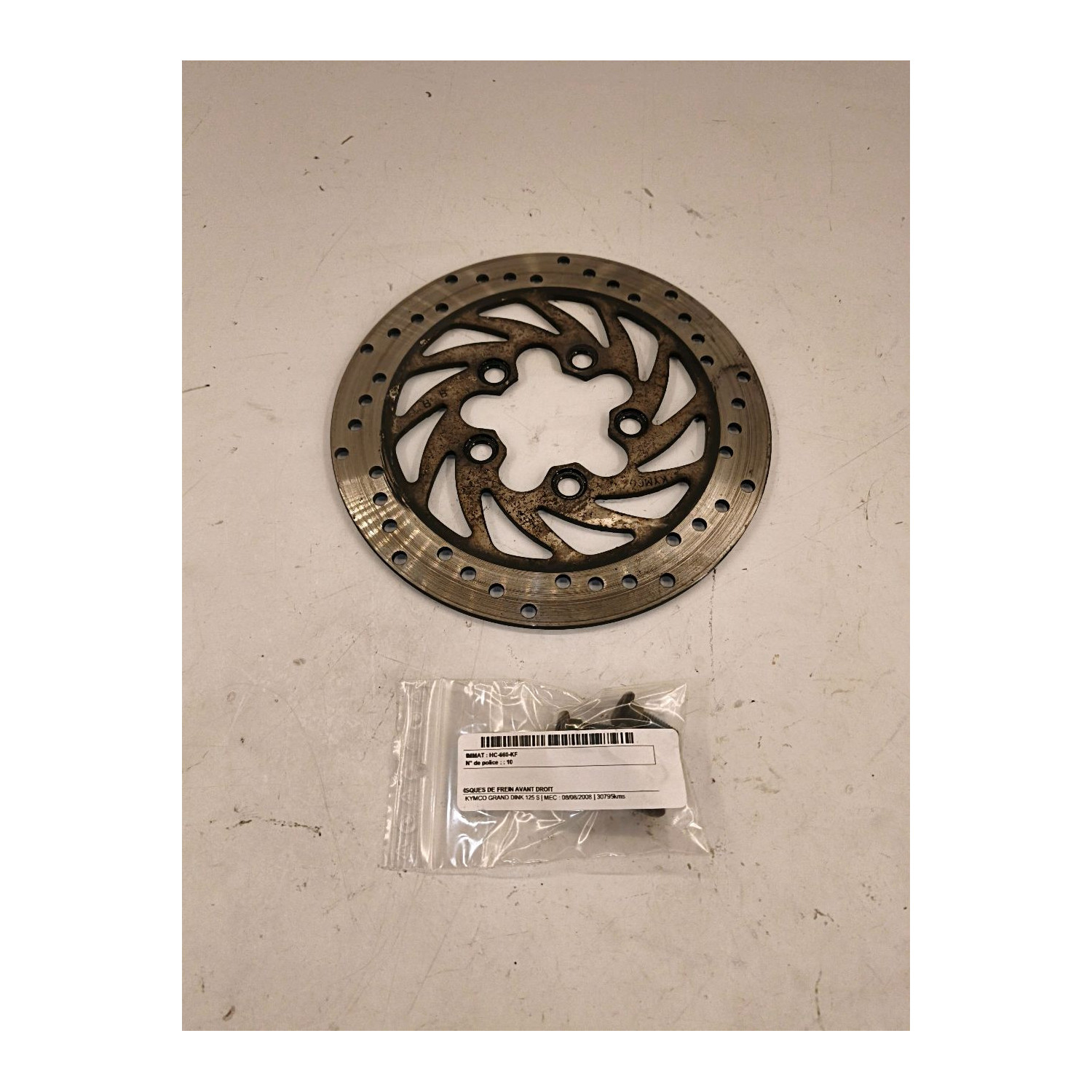Disques de frein avant droit  pour KYMCO GRAND DINK 125 S